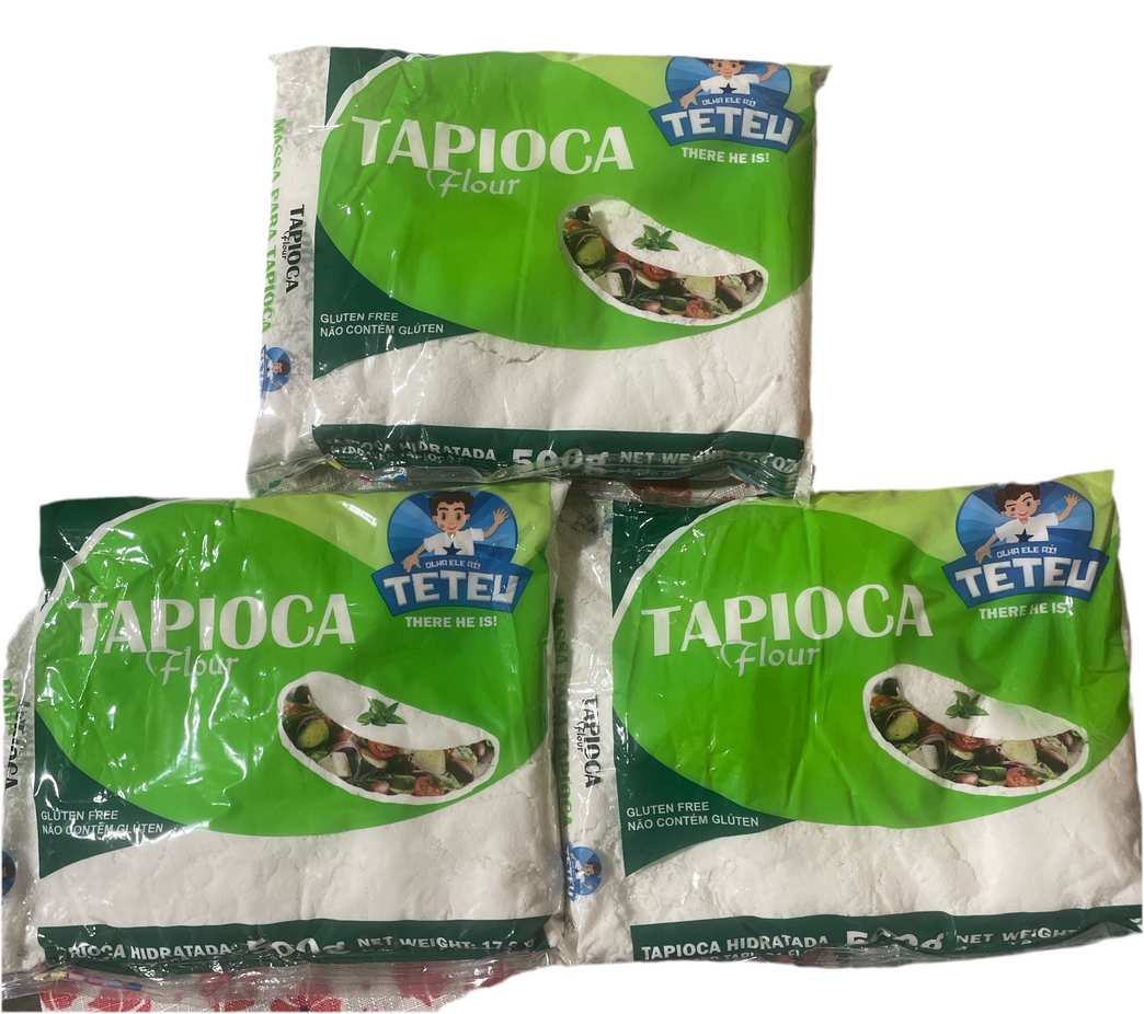 Tetéu tapioca 3 p $10,00