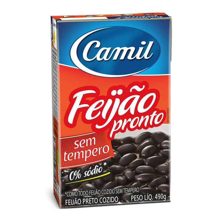 Feijão Preto Pronto Camil 380g