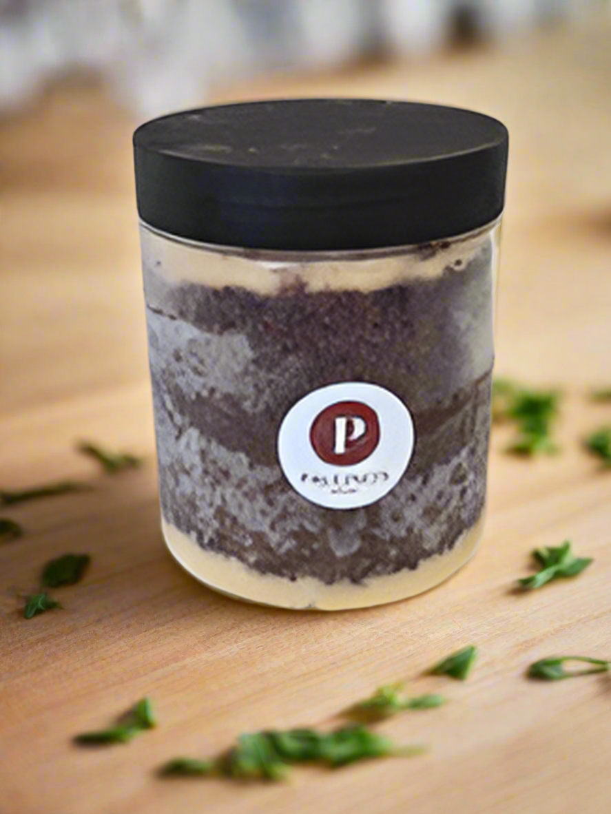 Bolo de pote prestígio.