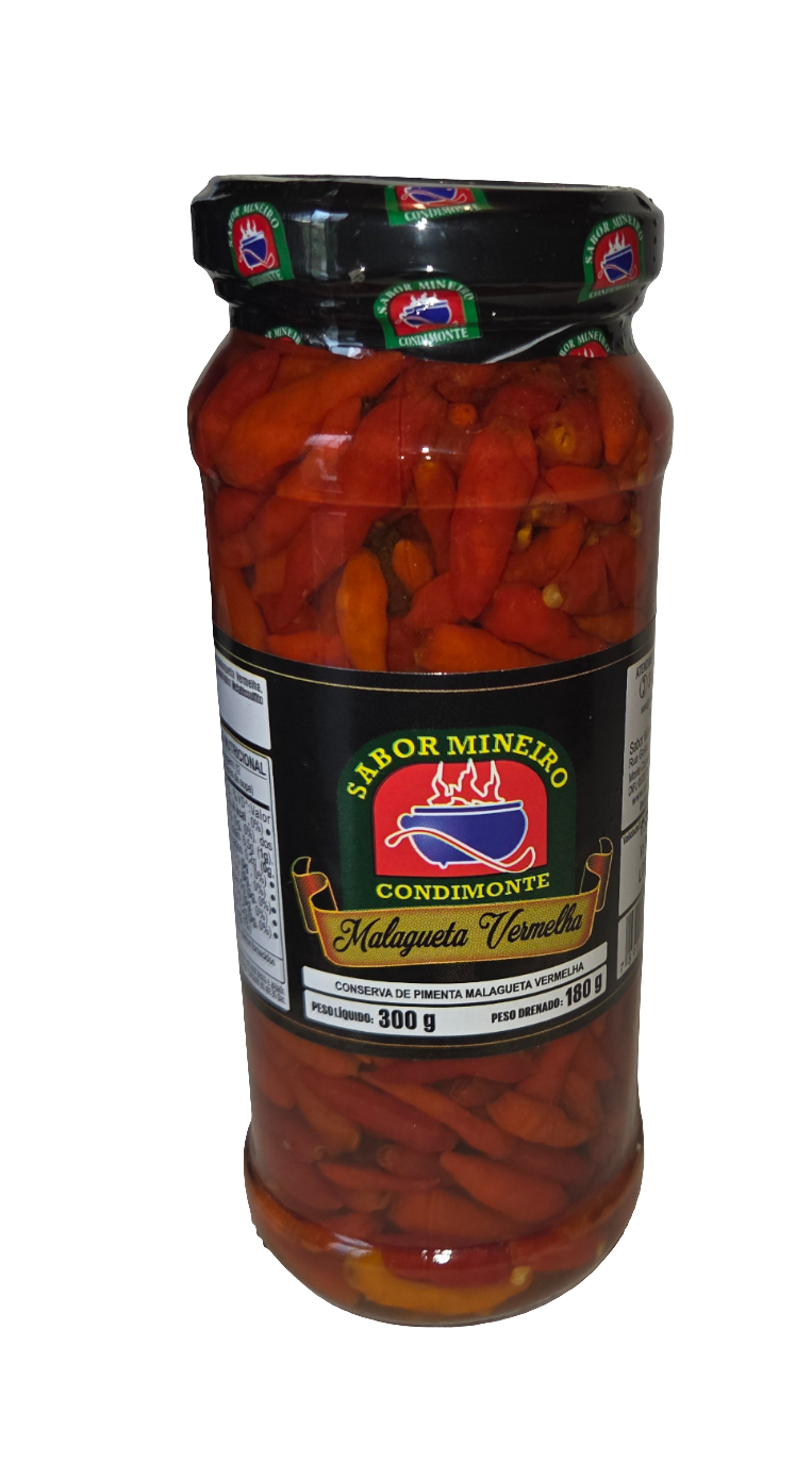 Pimenta Malagueta vermelha 300g