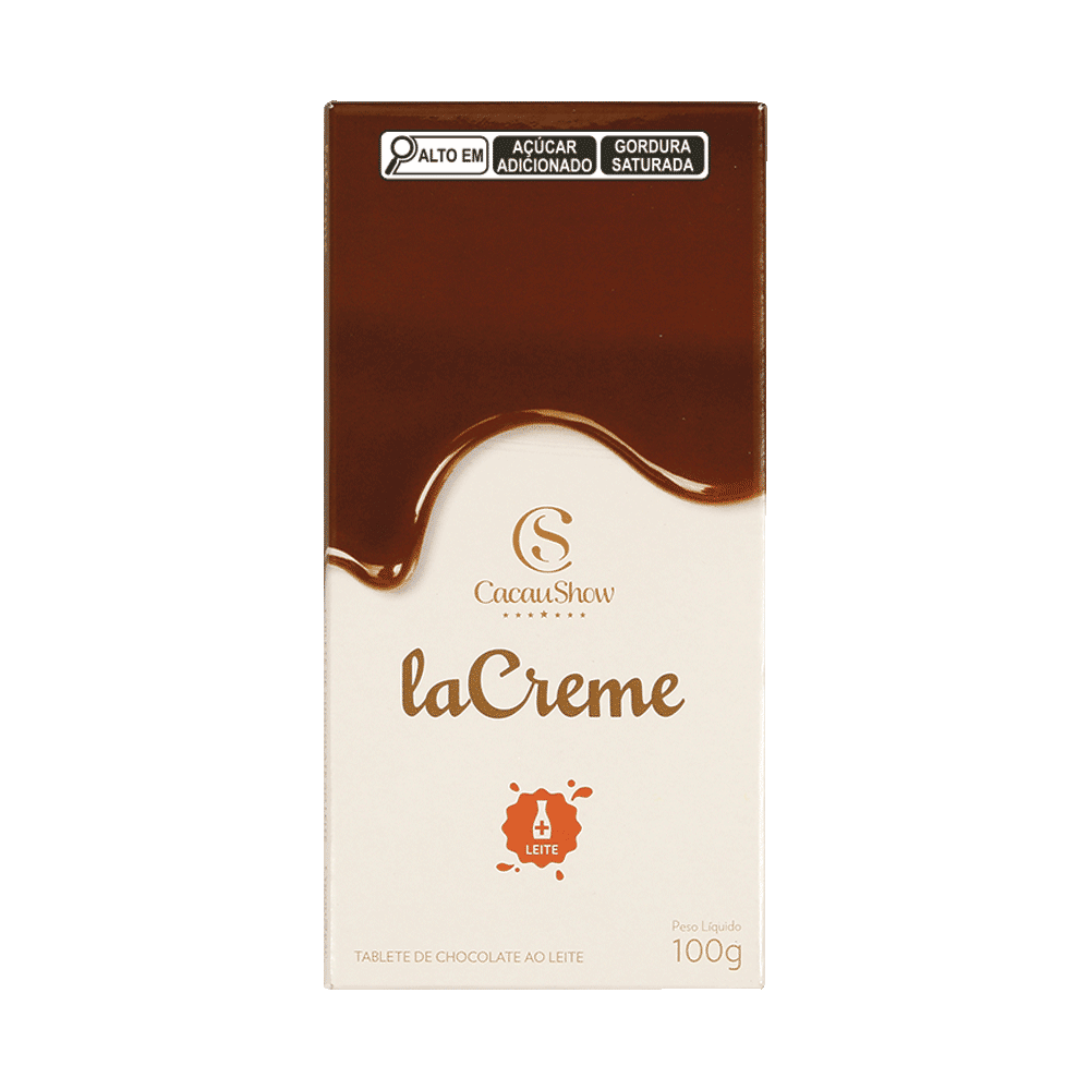 Tablete laCreme de Chocolate ao Leite 100g