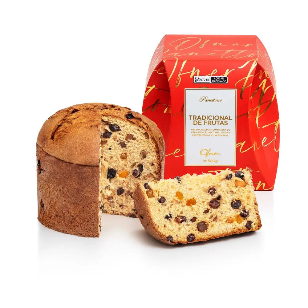 Ofner panettone genovese tradicional de frutas