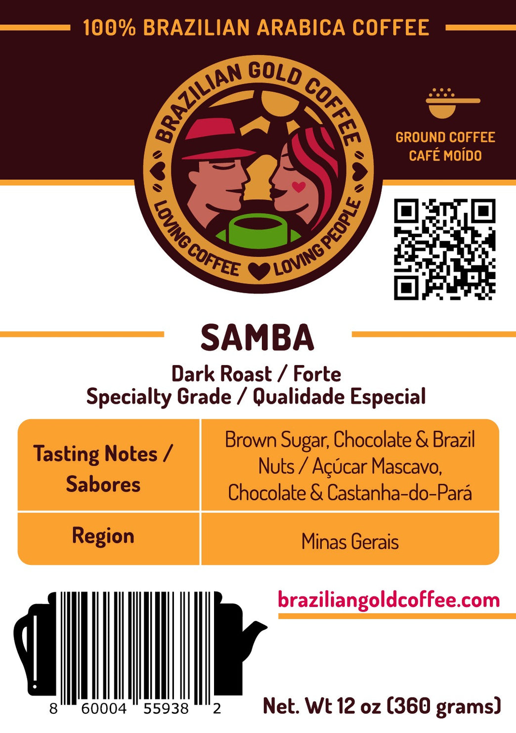 Samba Dark Roast - Ground