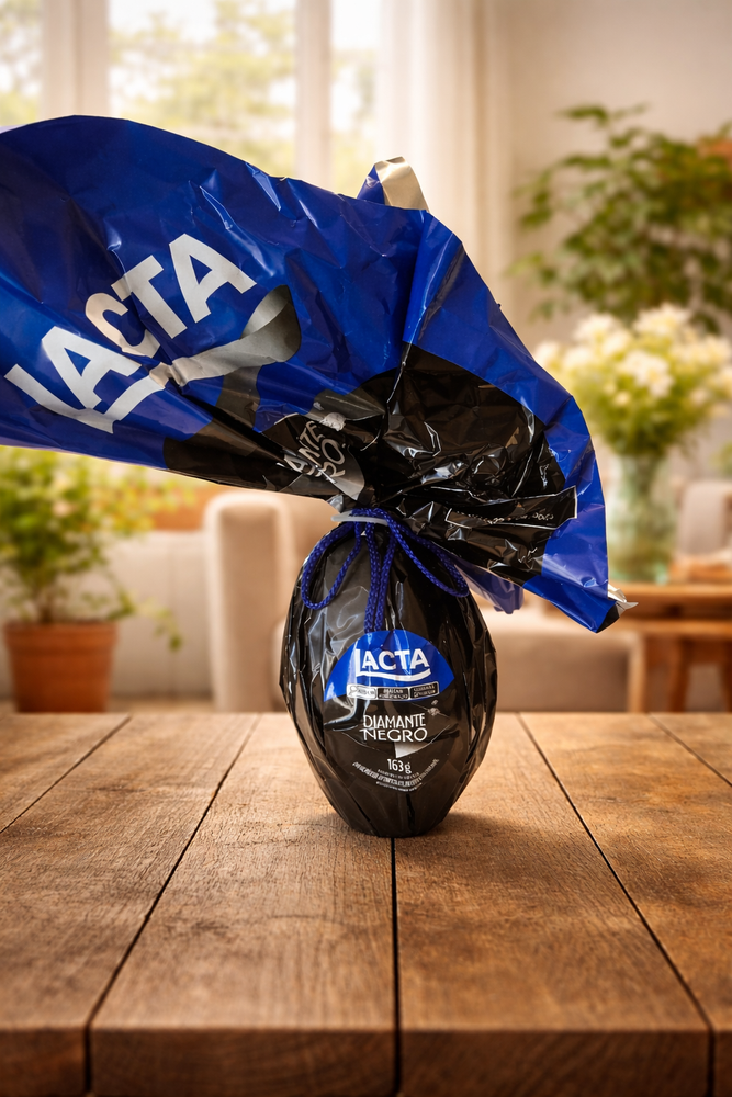 Ovo de Chocolate Diamante Negro - Lacta 176g