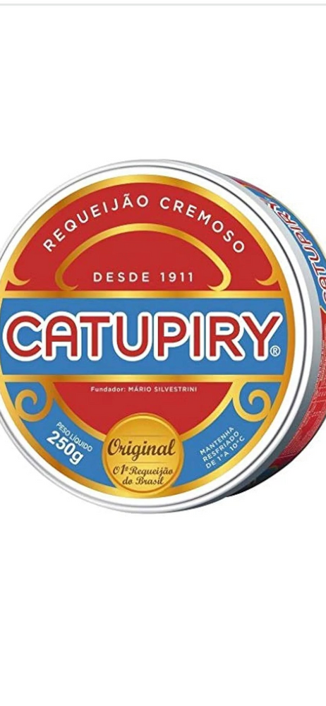 Requeijão cremoso catupiry 250g.