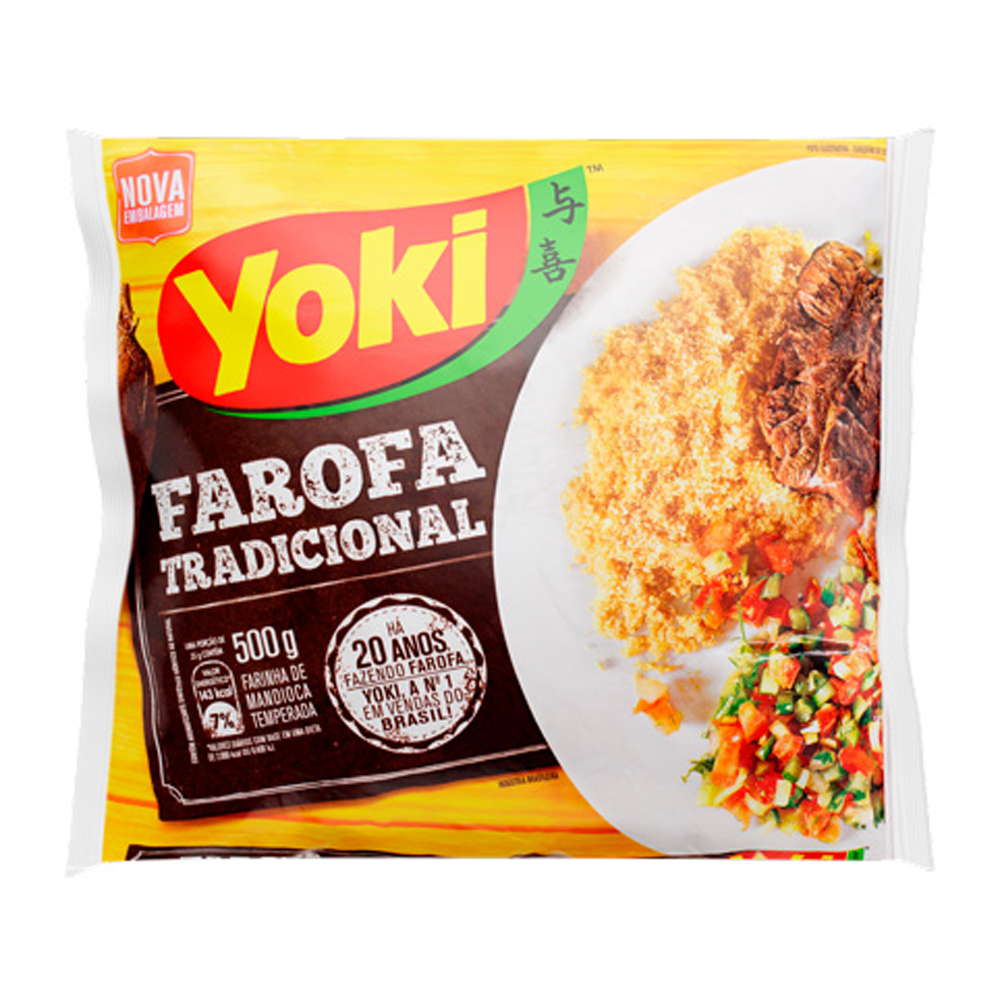 Seasoned Traditional Farofa - Yoki