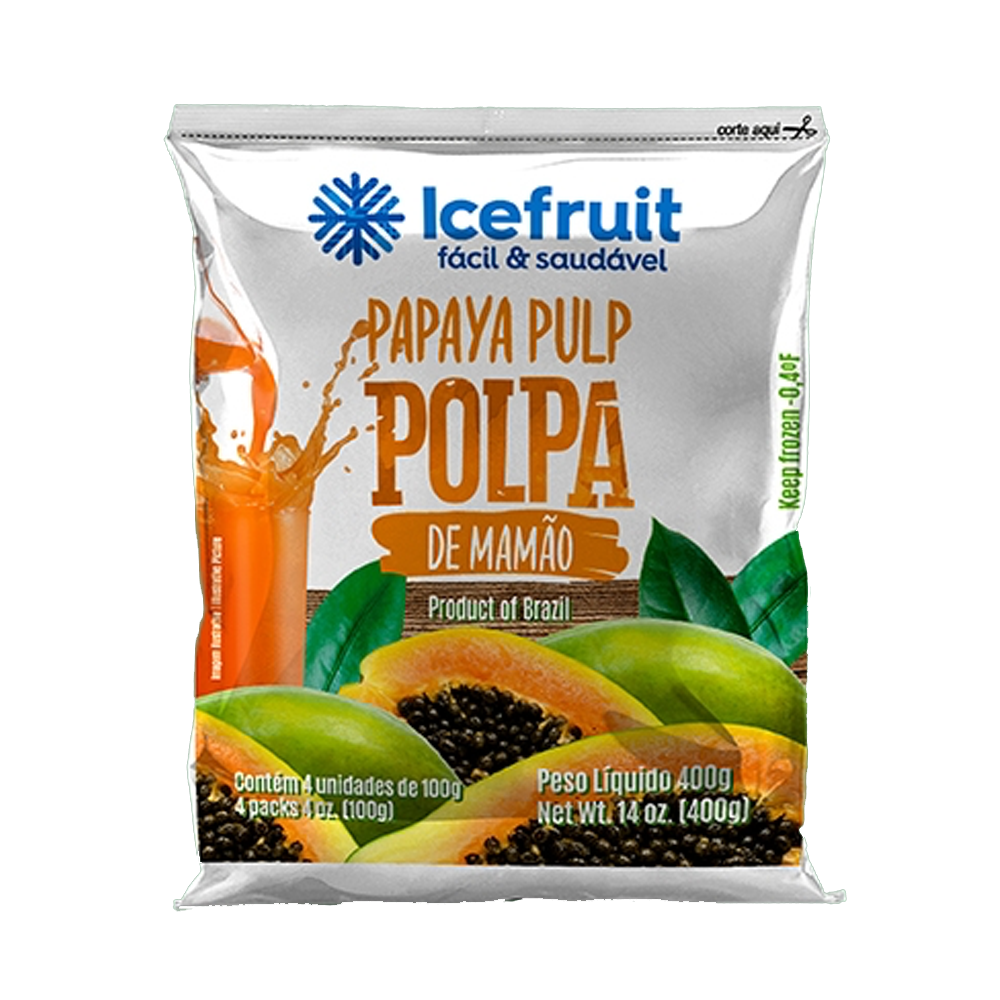Ice Fruit Pulp Papaya
